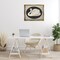 Stupell Industries Vintage Swan in Rounded Oval Floating Frame By Lettered and Lined